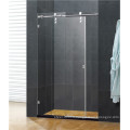 Porte de douche coulissante intérieure en aluminium pour salle de bain
